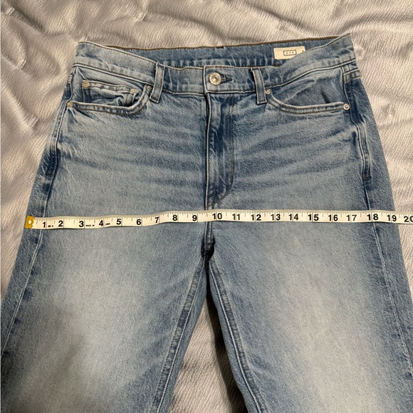 AYR The Roadie Straight Leg Jeans Womens 28 Blue Ghost Ranch Stretch Denim - Picture 8 of 10